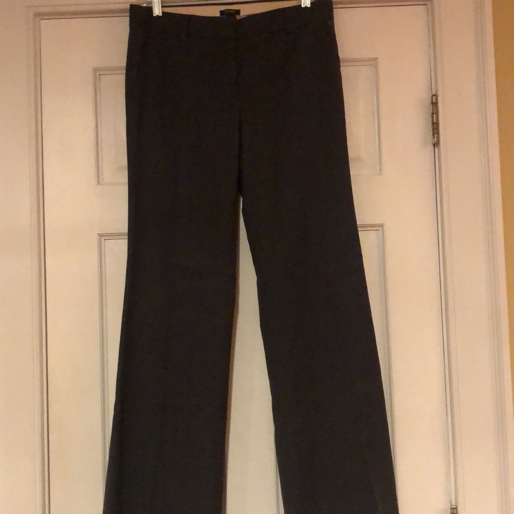 J Crew charcoal gray wool slacks
